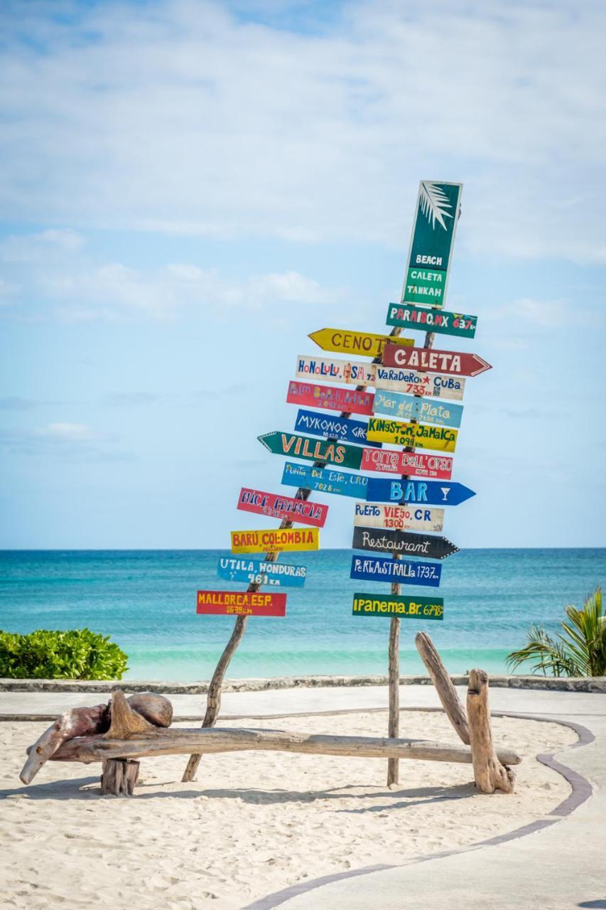 Caleta Tankah Hotel Tulum Esterno foto